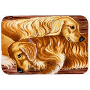 Zeus and Chloie the Retrievers Kitchen/Bath Mat