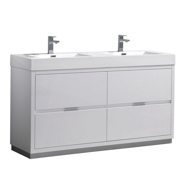 Senza Valencia 60 Double Bathroom Vanity Set by Fresca