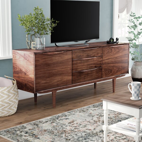 Ahmed Solid Wood TV Stand For TVs Up To 85