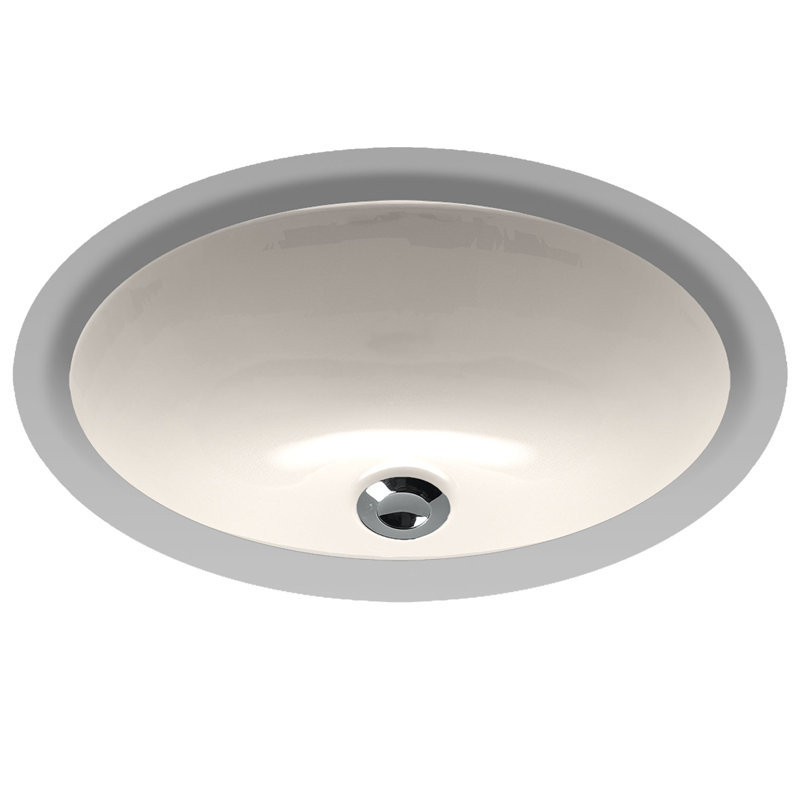 Toto Vitreous China Oval Undermount Bathroom Sink With Overflow Reviews Wayfair