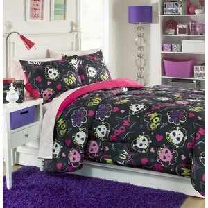 Skulls II 3 Piece Comforter Set