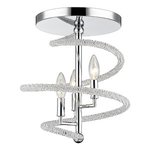 Czarina 3-Light Semi Flush Mount