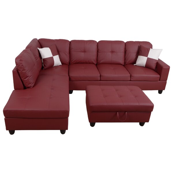 Lauria Sectional With Ottoman By Winston Porter