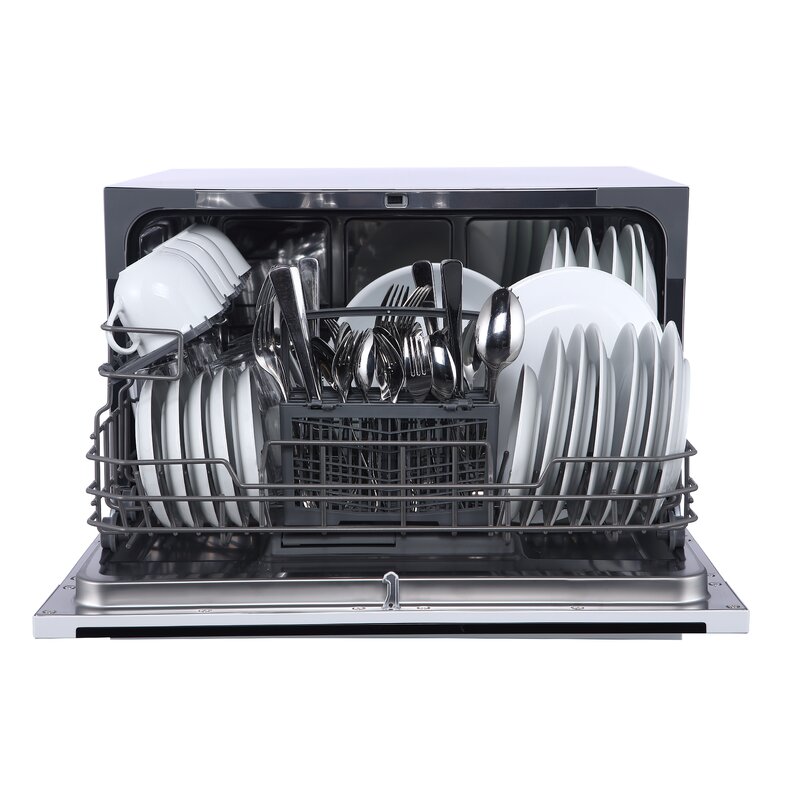 Farberware Professional 6 Piece Countertop Dishwasher White Wayfair