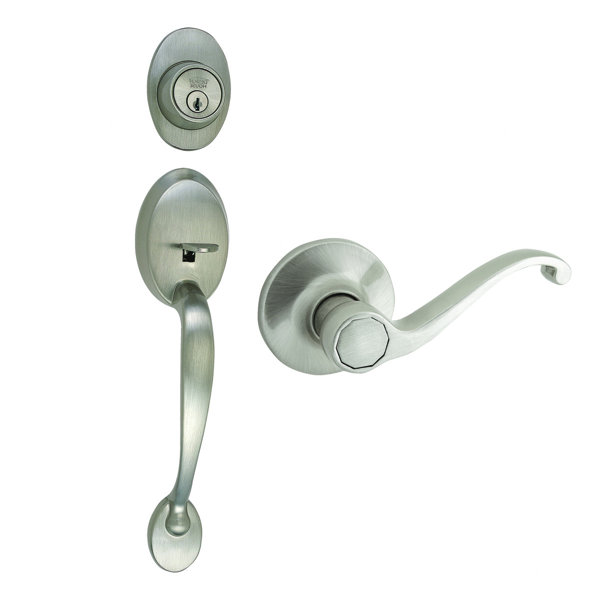 Coventry Single Cylinder Entrance Handleset by Design House