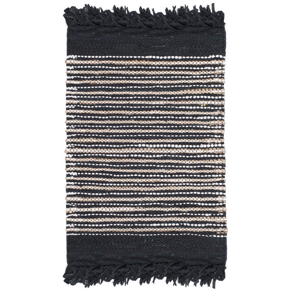 Glostrup Hand Tufted Black Area Rug by Bungalow Rose