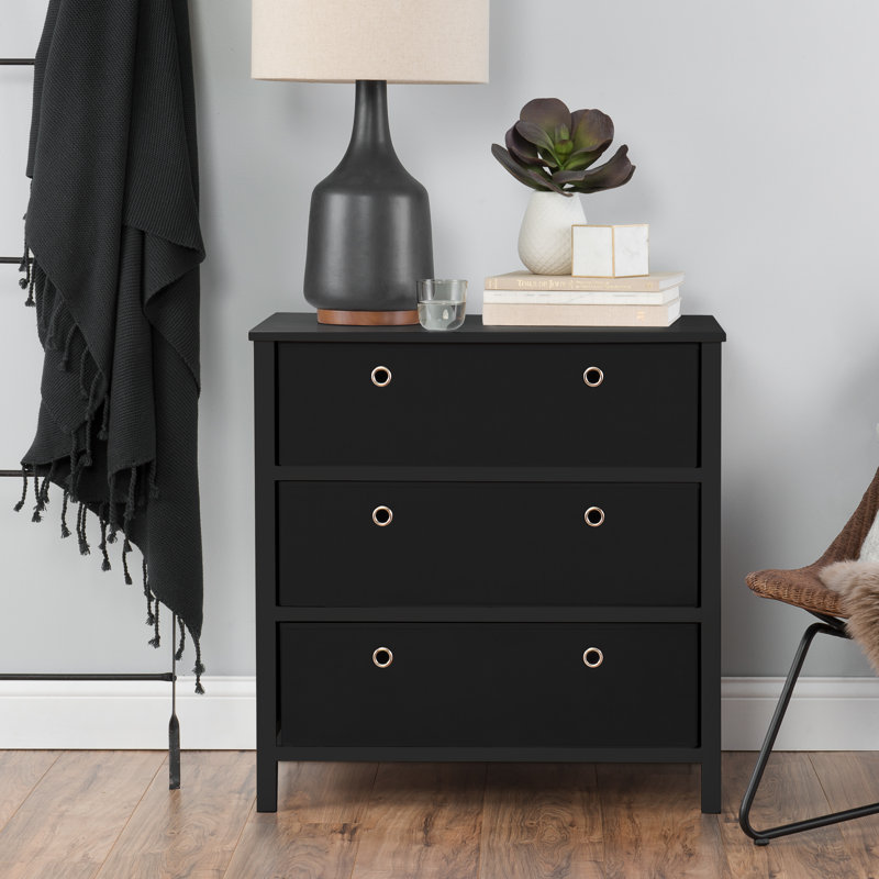 Ebern Designs 3 Drawers Single Dresser Wayfair 3 Drawers Single Dresser