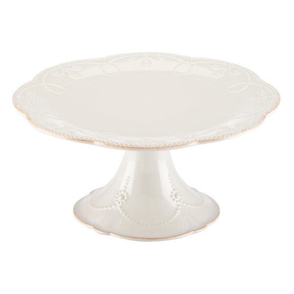 French Perle Cake Stand by Lenox