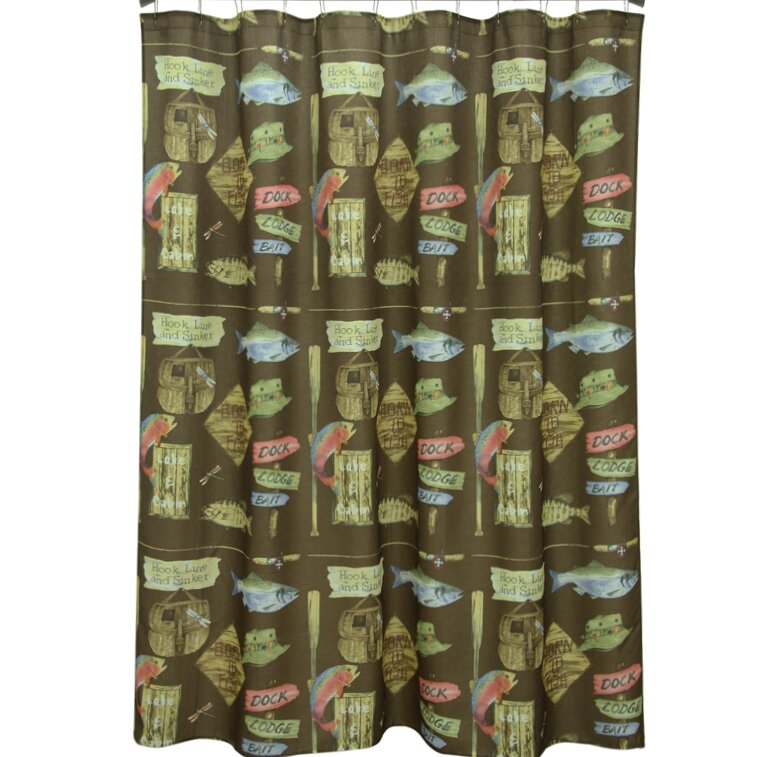Buy Born to Fish Polyester Single Shower Curtain Online at  desertcartBarbados