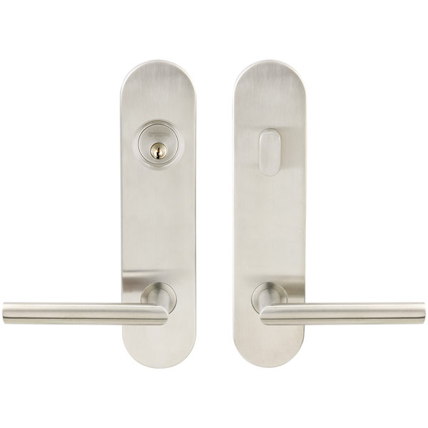 Frankfurt Double Cylinder One Piece Leverset by INOX®