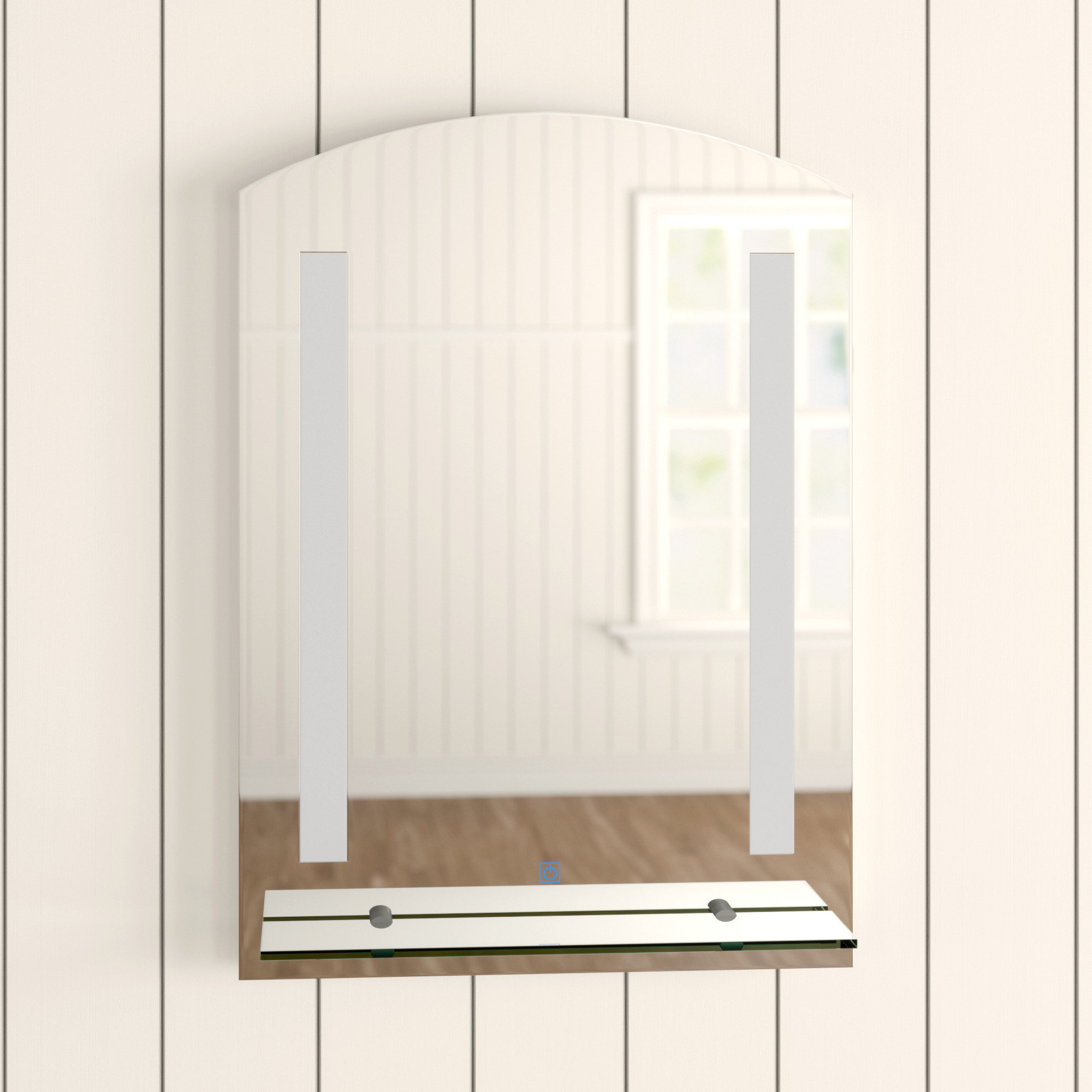 Symple Stuff Wall Mounted Led Illuminated Bathroom Mirror Symple Stuff Wall Mounted Led
