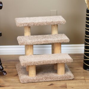 Constructed 3 Step Pet Stair