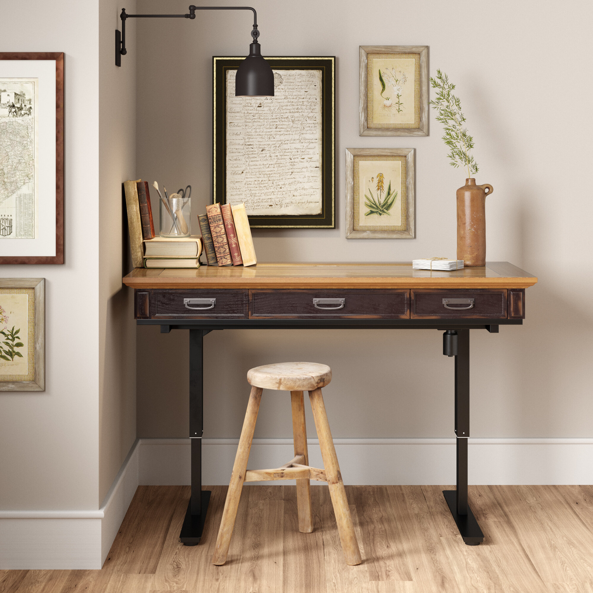 Hawkesbury Height Adjustable Standing Desk Reviews Birch Lane