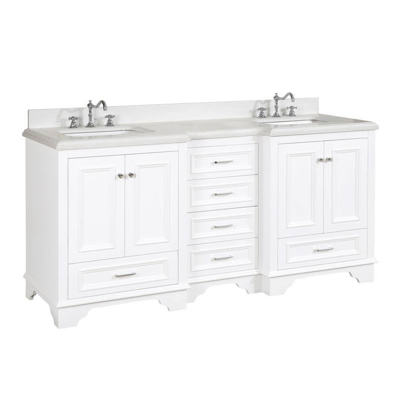 KBC Nantucket 72" Double Bathroom Vanity Set & Reviews Wayfair