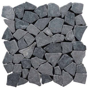 Pebble Tile You Ll Love Wayfair Fit Natural Stone Mosaic Tile In Gray By Pebble