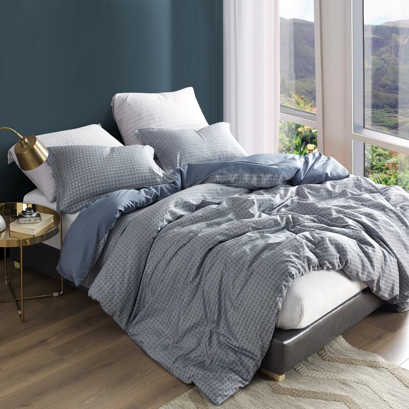 Slavin Reversible Duvet Cover Set Joss Main