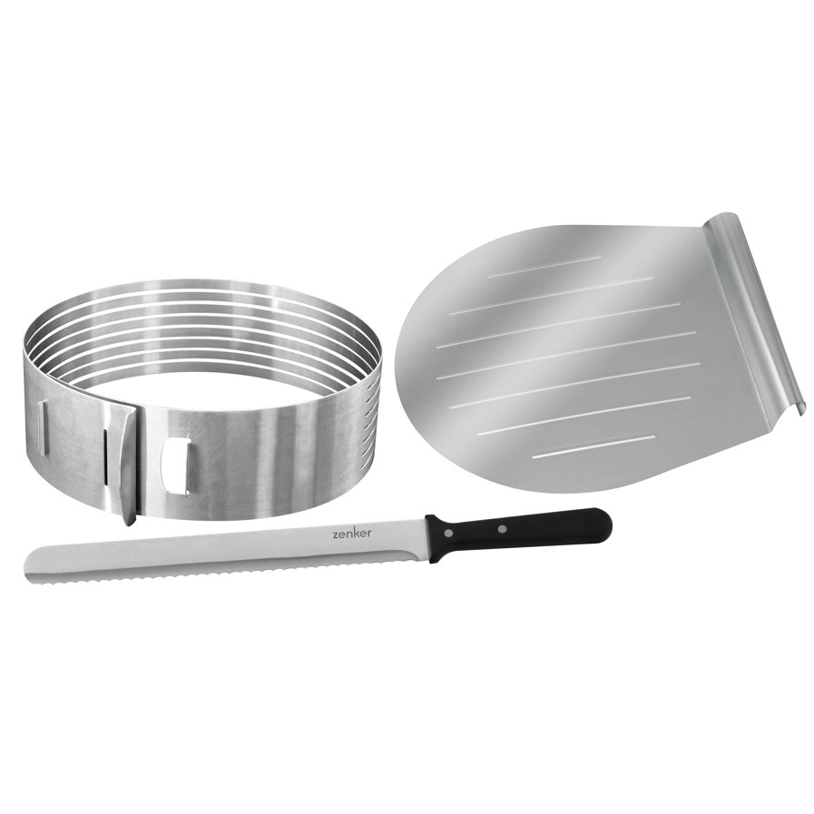Zenker 3 Piece Layer Cake Slicing Kit Set