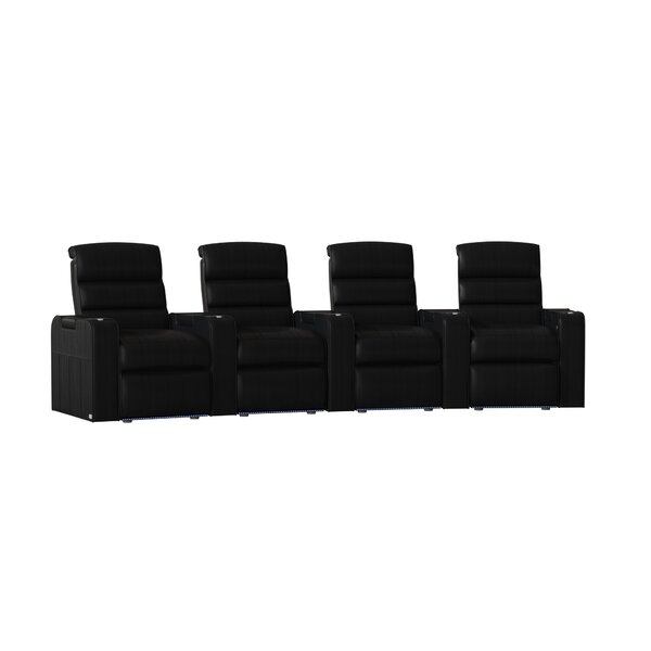 Magnum HR Series Curved Home Theater Recliner (Row Of 4) By Red Barrel Studio