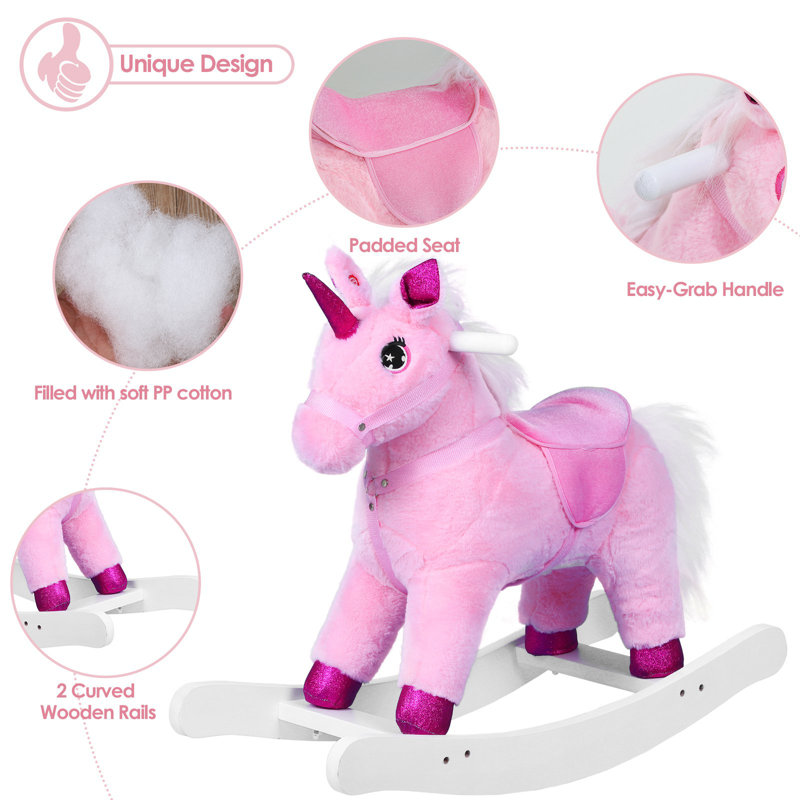 padded rocking horse