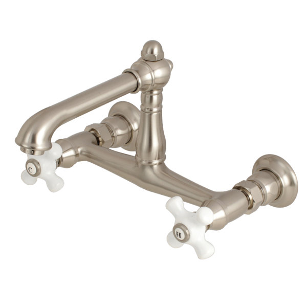 Wall Mounted Bathroom Faucet by Kingston Brass
