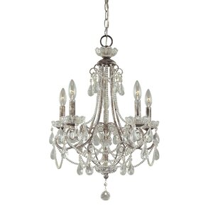 Brookford 5-Light Crystal Chandelier