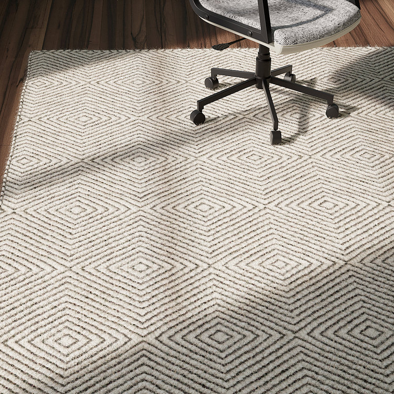 Marcelo Geometric Handmade Tufted Ivory Area Rug Reviews Joss Main