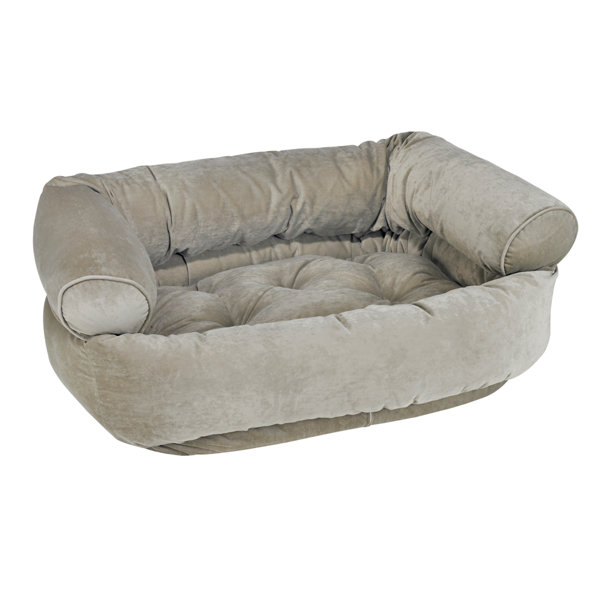 Double Donut Bolster Pet Bed by Bowsers