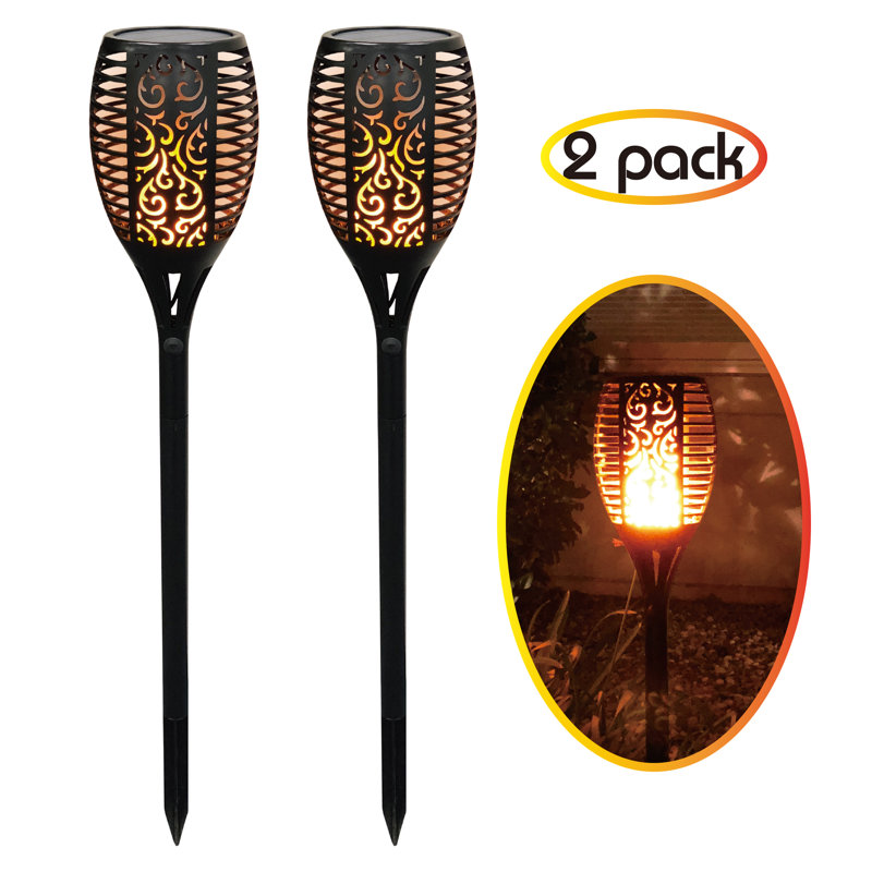 Abble Inc. Solar Powered Tiki Torch & Reviews Wayfair
