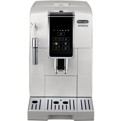 Dinamica Truebrew Over Ice Fully Automatic Coffee And Espresso Machine In White DeLonghi