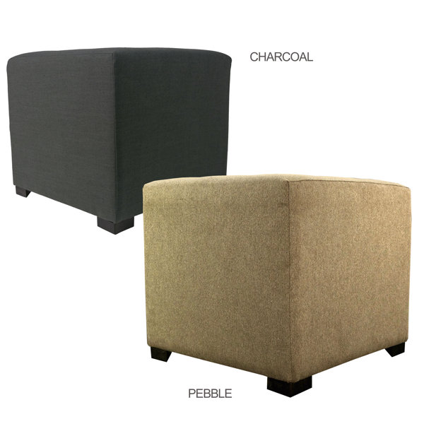 Emerie Tufted Cube Ottoman By Winston Porter Comparison