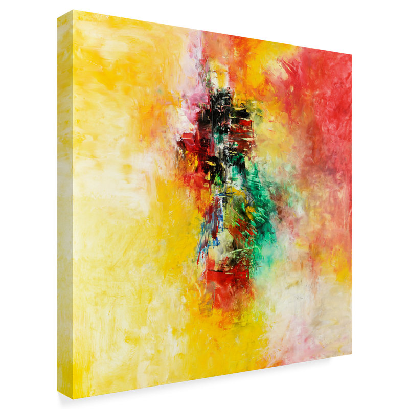 Trademark Art Somewhere Over The Rainbow Abstract Acrylic