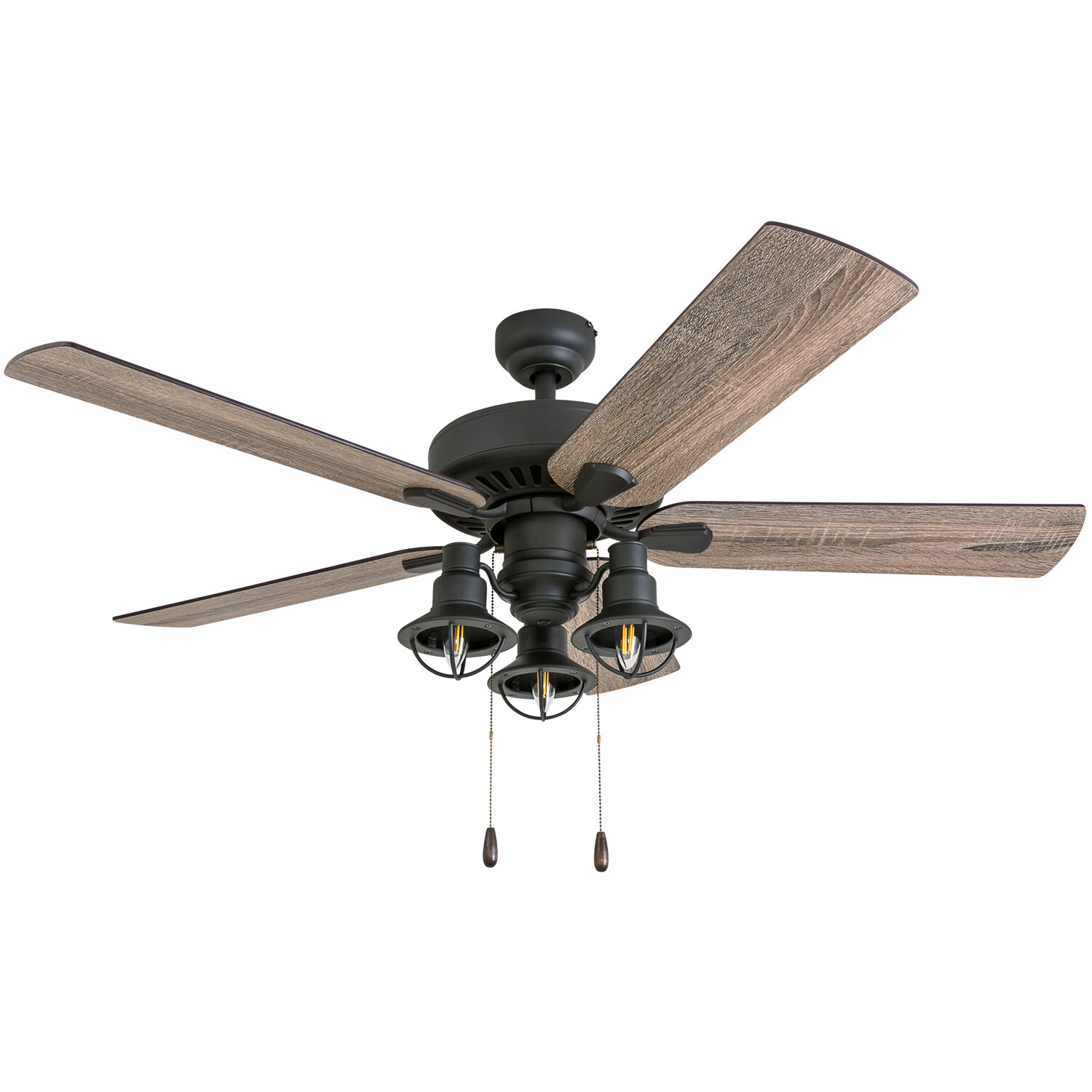 52 Ravello 5 Blade Ceiling Fan With Remote Light Kit Included
