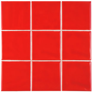 Red Rust Ceramic Tile You Ll Love Wayfair Contour Square 3 75 X Ceramic Field Tile In Red