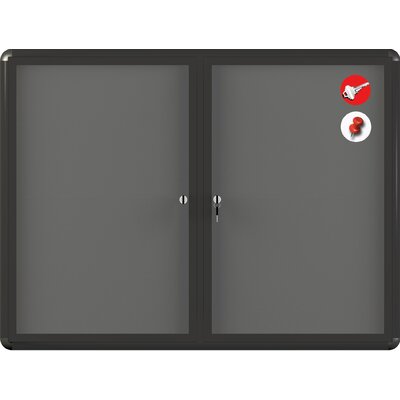 Enclosed Cabinet Bulletin Board 36 X 48 Mastervision