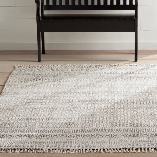 Oldtown Hand-Woven Gray Area Rug by Laurel Foundry Modern Farmhouse