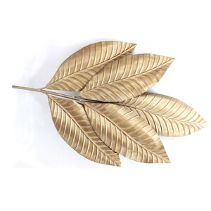 Metal Leaf Wall Du00e9cor