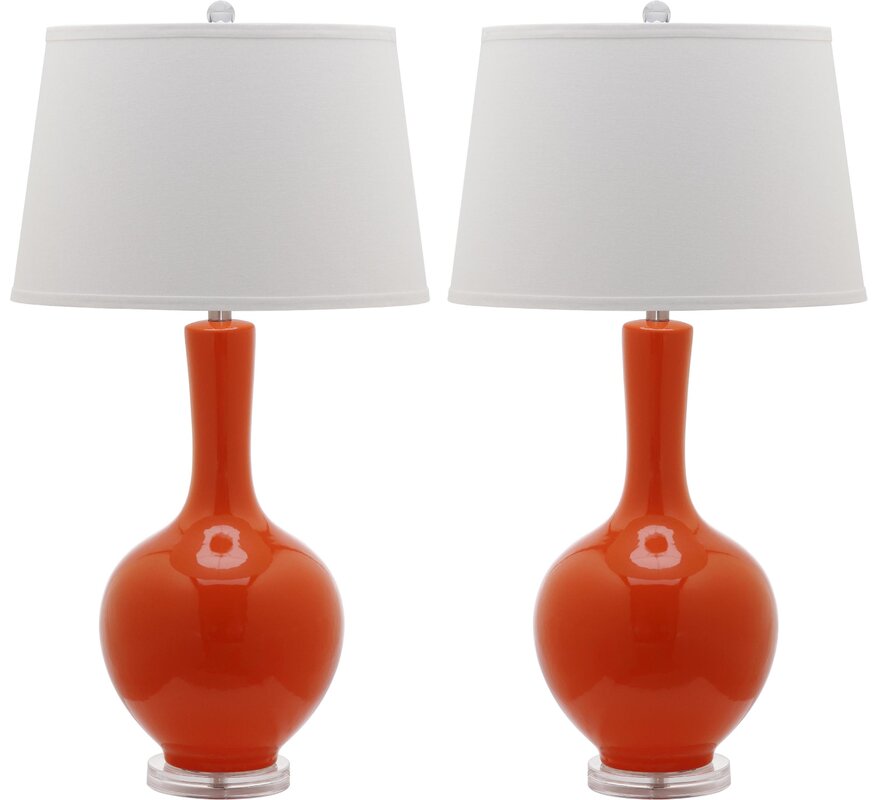 Eukleides 32" Table Lamp #orange #modern #lamp