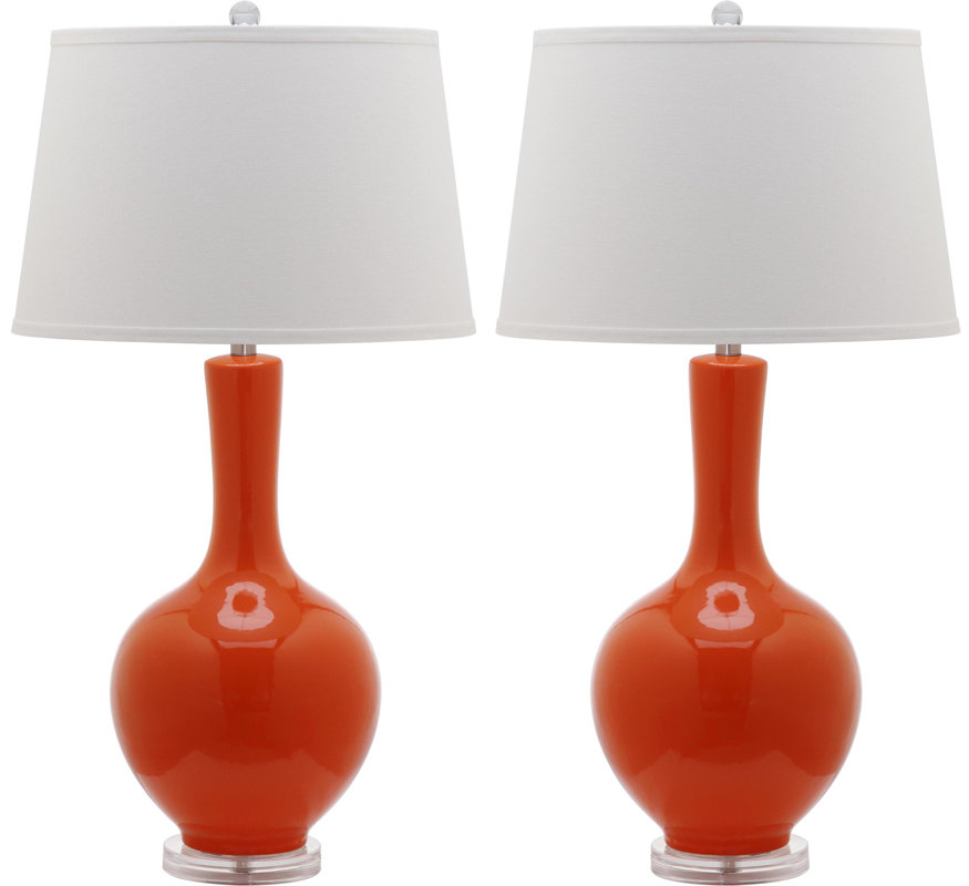 Eukleides 32" Table Lamp #orange #modern #lamp