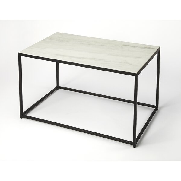 Gettys Marble/Metal Coffee Table By Ivy Bronx