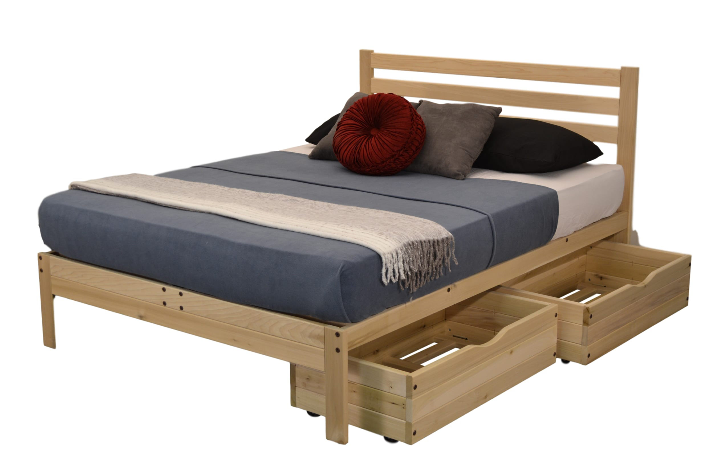 Millwood Pines Georgia Storage Platform Bed Reviews Wayfair Ca