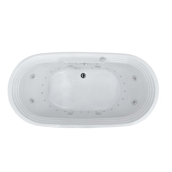 Royal 66.78 x 33.62 Air and Whirlpool Water Jetted Bathtub by Spa Escapes