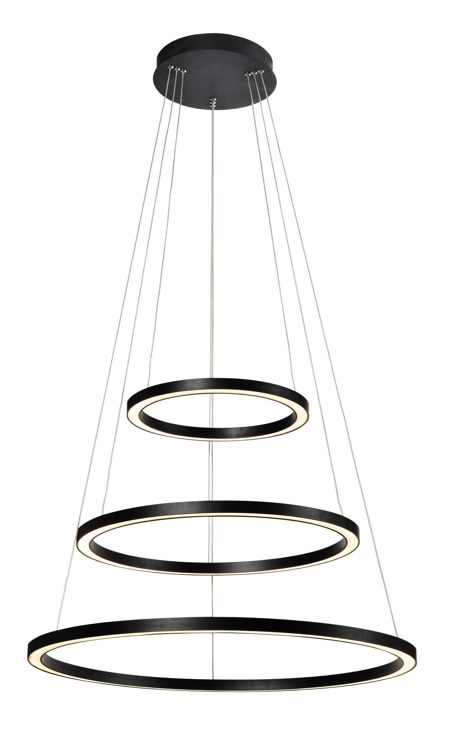 Orren Ellis Forest 3 Light Unique Statement Tiered Led Chandelier Wayfair