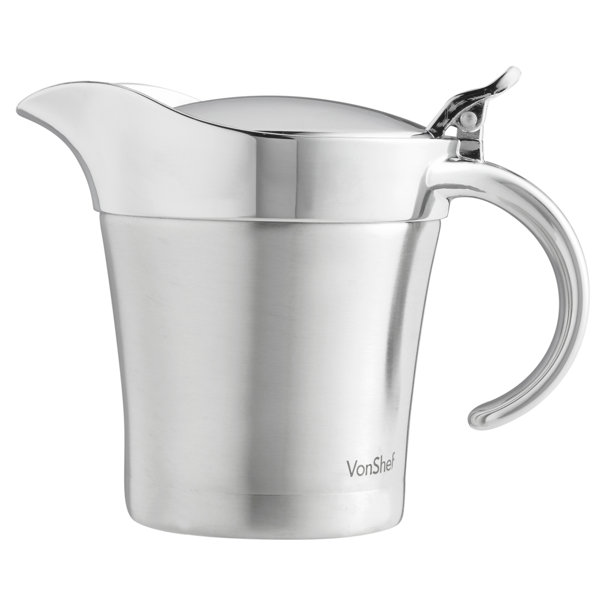 Stainless Steel Double Wall 17 qt. Gravy Boat by VonShef