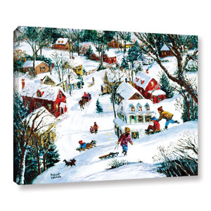 Winter's Playland Graphic Art on Wrapped Canvas