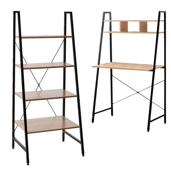 Review Fidel Steel Ladder Bookcase
