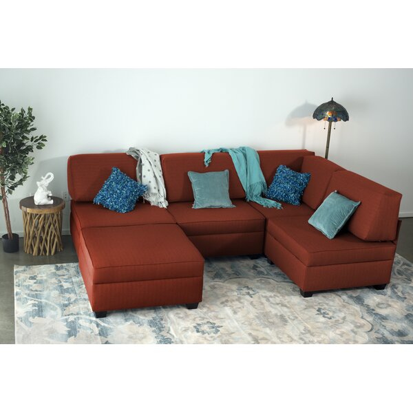 Anke Multi-Functional Reversible Modular Sectional With Ottoman By Latitude Run