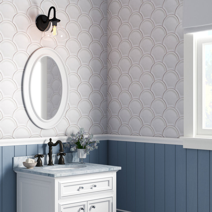 Coordonne 30� x 18.5&quot; Scales Tiles Wallpaper Wayfair