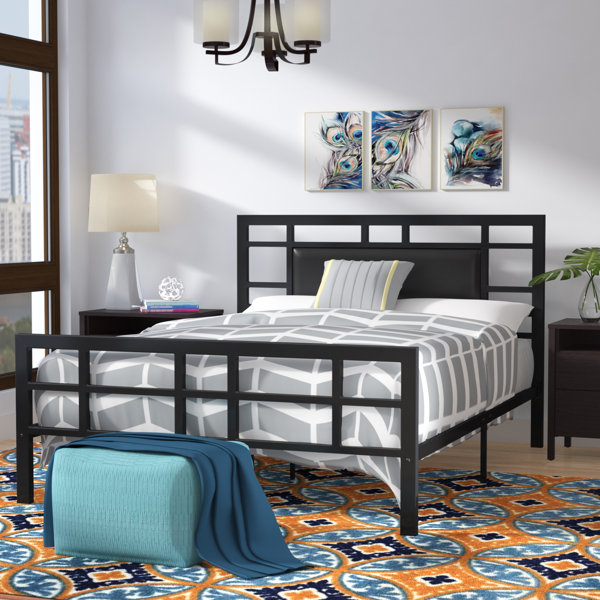 Bruce Upholstered Platform Bed by Zipcode Design