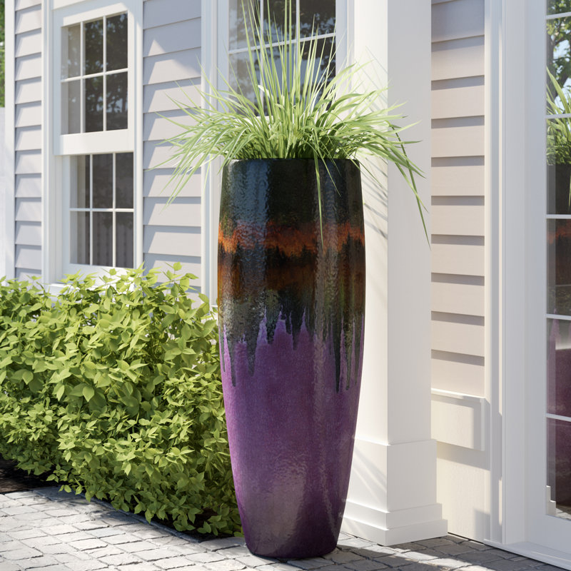 Sol 72 Outdoor Sabine Glazed Pottery Pot Planter &amp; Reviews