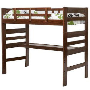 Durell Loft Twin Bed with Desk